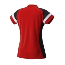 Yonex Sport-Polo Team #18 rot/schwarz Damen
