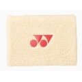 Yonex Schweissband Handgelenk Yonex Logo Mitte 10x8cm beige 1er
