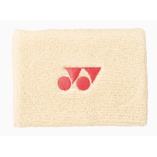 Yonex Schweissband Handgelenk Yonex Logo Mitte 10x8cm beige 1er
