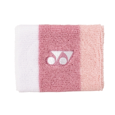 Yonex Schweissband Handgelenk Stripe 11x8cm rosa 1er