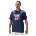 Yonex Sport-Tshirt Graphic Practice YM0043 (100% Polyester) 2025 indigo marineblau Herren