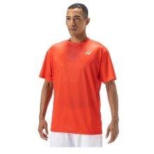 Yonex Trainings-Tshirt Practice Small Logo YM0045 (100% Polyester) 2024 rot Herren