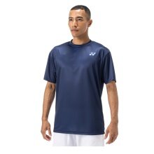 Yonex Trainings-Tshirt Practice Small Logo YM0045 (100% Polyester) 2024 indigoblau Herren