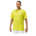 Yonex Trainings-Tshirt Practice Small Logo YM0045 (100% Polyester) 2024 limegelb Herren