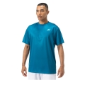 Yonex Trainings-Tshirt Practice Small Logo YM0045 (100% Polyester) 2024 blaugrün Herren