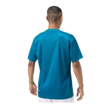 Yonex Trainings-Tshirt Practice Logo YM0046 (100% Polyester) 2024 blaugrün Herren