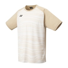 Yonex Sport-Tshirt Crew Neck Club Team YM0050 (100% Polyester) 2025 beige Herren