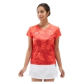 Yonex Sport-Tshirt Crew Neck Club Team YW0033 (100% Polyester) 2025 rot Damen