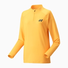 Yonex Tennis-Langarmshirt 1/2 Zip Club Team gelb Damen