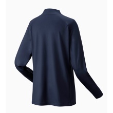 Yonex Tennis-Langarmshirt 1/2 Zip Club Team marineblau Damen