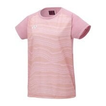 Yonex Sport-Tshirt Crew Neck Club Team YM0050 (100% Polyester) 2025 smoke pink Damen