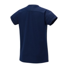Yonex Sport-Tshirt Crew Neck Club Team YM0050 (100% Polyester) 2025 navyblau Damen