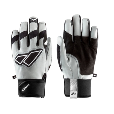 Zanier Kletterhandschuhe Mymountainpassion Glove (Ziegenleder) schwarz/silber - 1 Paar