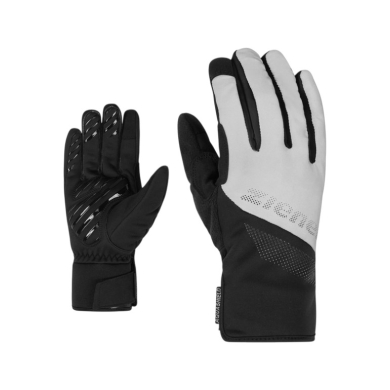 Ziener Fahrrad Winter-Handschuhe Dilip-Z AS® Touch (wasserdicht, winddicht) schwarz/grau - 1 Paar