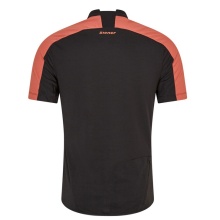 Ziener Fahrrad-Shirt Nadeko (Front-Reißverschluss, Mesheinsätze, schnelltrocknend) schwarz/orange Herren