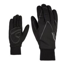 Ziener Winterhandschuhe Unico Glove Crosscountry (mit Strickbündchen, winddicht, wasserabweisend) schwarz