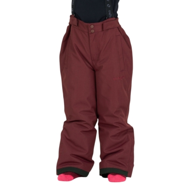 Zigzag Winter-Skihose Soho W-PRO 10.000 (wasserdicht, atmungsaktiv, winddicht) weinrot Kinder