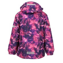 Zigzag Winter-Skijacke Funzone Printed Ski Jacket W-PRO 10000 (wasserdicht, winddicht) pink/bunt Mädchen
