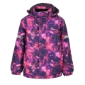 Zigzag Winter-Skijacke Funzone Printed Ski Jacket W-PRO 10000 (wasserdicht, winddicht) pink/bunt Mädchen