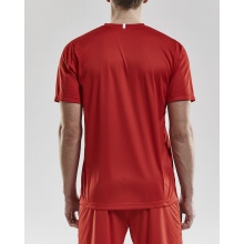 Craft Sport-Tshirt (Trikot) Squad Solid - lockere Schnitt, schnelltrocknend - rot Herren