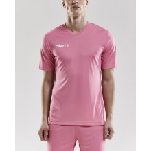 Craft Sport-Tshirt (Trikot) Squad Solid - lockere Schnitt, schnelltrocknend - pink Herren