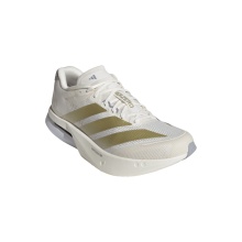 adidas Laufschuhe Adizero Boston 13 (Dämpfung) weiss/gold Herren