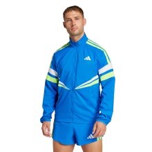adidas Lauf-Trainingsjacke Adizero Retro blau Herren