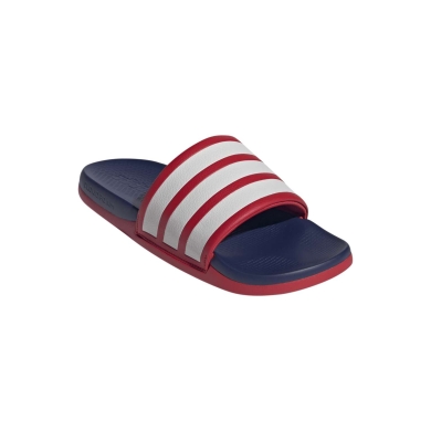adidas Badeschuhe Adilette Comfort 2.0 Slides dunkelblau/weiss/rot - 1 Paar