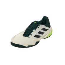 adidas Tennisschuhe Barricade 13 Allcourt/Stabil 2025 weiss/grün/limegelb Herren