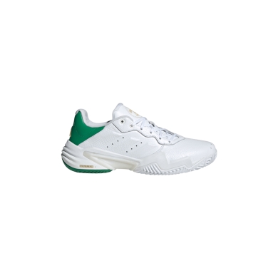 adidas Tennisschuhe Barricade 13 Leather Allcourt/Stabil 2025 weiss/grün Herren