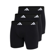 adidas Unterwäsche Boxershorts Brief Active Flex Cotton schwarz Herren - 3 Stück