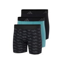 adidas Unterwäsche Boxershorts Brief Active Flex Cotton assorted schwarz/blau Herren - 3 Stück