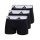 adidas Unterwäsche Boxershorts Trunk Active Flex Cotton schwarz/weiss Herren - 3 Stück