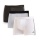 adidas Unterwäsche Boxershorts Trunk Cotton 3-Streifen weiss/grau/schwarz - 3 Stück