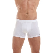 adidas Unterwäsche Boxershorts Trunk Cotton 3-Streifen weiss/grau/schwarz - 3 Stück