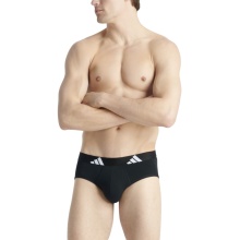 adidas Unterwäsche Slip Brief Active Flex Cotton - schwarz - 3 Stück