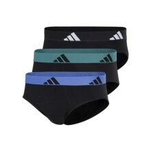 adidas Unterwäsche Slip Brief Active Flex Cotton - mehrfarbig - 3 Stück