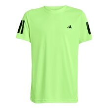 adidas Tennis-Tshirt Club 3-Streifen 2025 limegrün Jungen