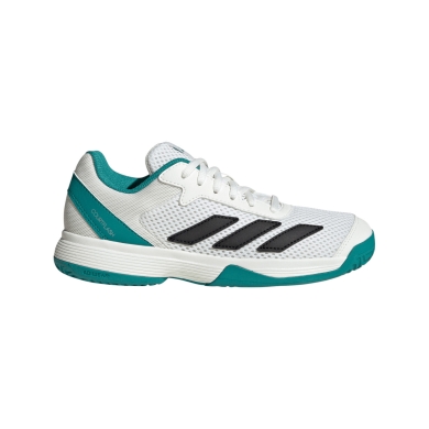 adidas Tennisschuhe Courtflash Allcourt 2025 weiss/tealblau Jungen