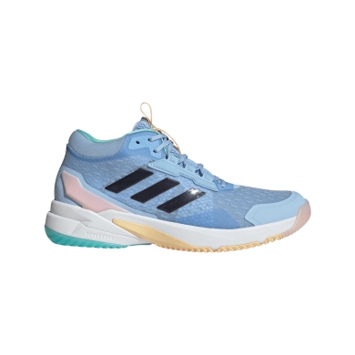 adidas Hallen-Indoorschuhe CrazyFlight 6 Mid blau/bunt Damen