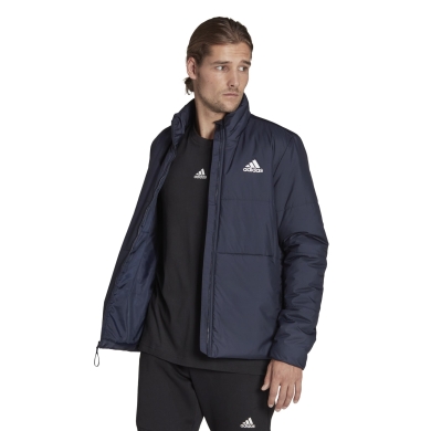 adidas Isolationsjacke BSC 3-Streifen (wasserabweisend) inkblau Herren