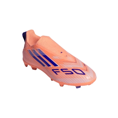 adidas Fussballschuhe F50 League LL FG/MG (Kunstrasen, für feste Böden) orange/blau Jungen