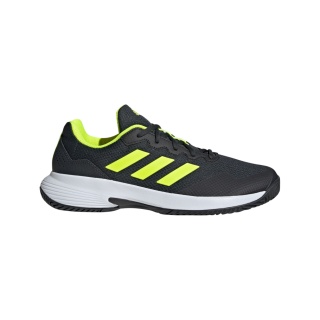 adidas Tennisschuhe GameCourt 2 Allcourt carbongrau/lime Herren