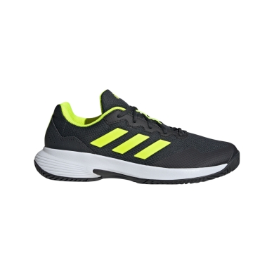 adidas Tennisschuhe GameCourt 2 Allcourt carbongrau/lime Herren
