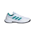 adidas Tennisschuhe GameCourt 2 Allcourt weiss/tealgrün/schwarz Herren