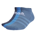 adidas Sportsocken Sneaker Cushion Low blau/hellblau/navyblau - 3 Paar