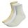 adidas Sportsocke Ankle Half Cushioned Quarter gelb/weiss/grün - 3 Paar