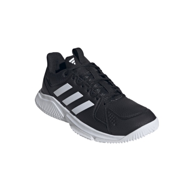 adidas Hallen-Indoorschuhe Court Flight schwarz/weiss Herren