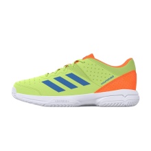 adidas Hallen-Indoorschuhe Court Stabil 2025 grün/orange Kinder