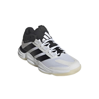 adidas Hallen-Indoorschuhe Courtstabil (Basketball) weiss/schwarz Herren